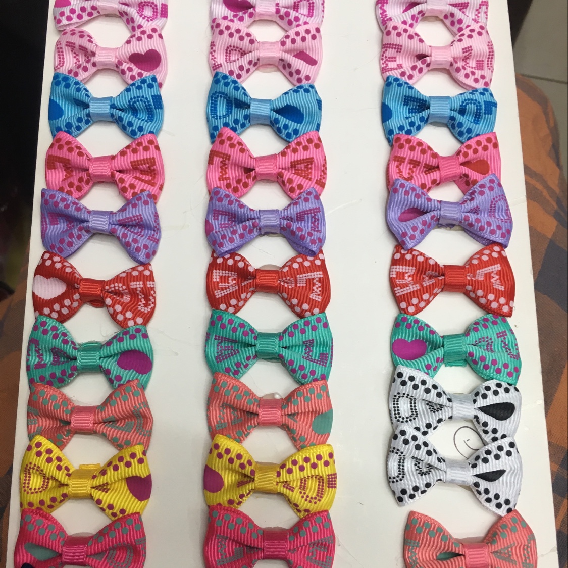 [Adorable] Bow children little girl headdress baby lovely princess girls dress hair accessories love points 500 per pack thumbnail