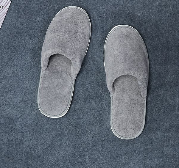 Hotel disposable slippers travel Coral velvet slippers Star hotel disposable slippers A