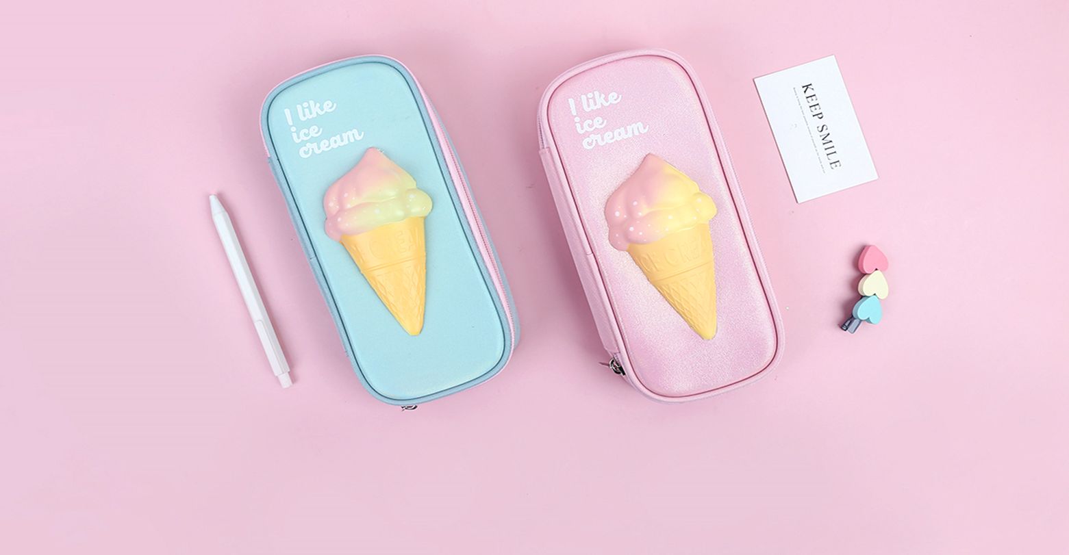 Yiwu Selection sweet multi-functional pen box /28708