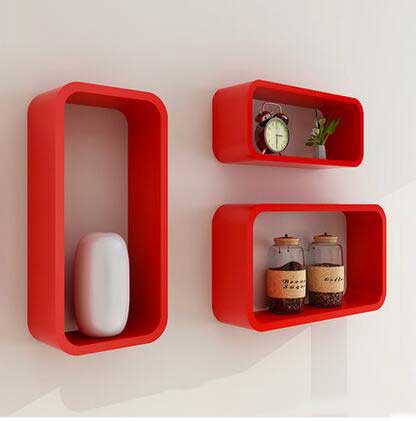 长方形搁架 置物架 展示架 陈列架 创意格子 L344细节图