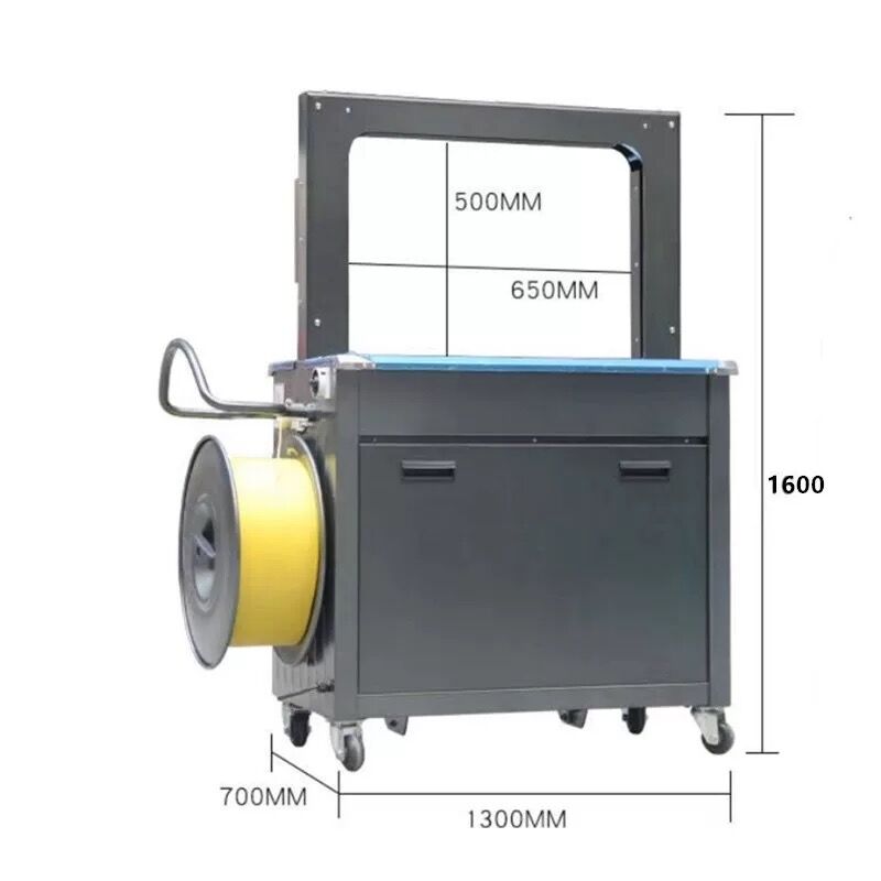 Fully automatic high-speed strapping machine, 5mm wide PP strapping band dedicated hot melt strapping machine, carton strapping machine details Picture