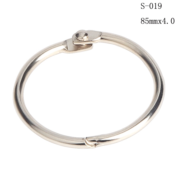 Factory direct customized 85mm book ring open binding ring metal ring book ring binding loose-leaf ring thumbnail