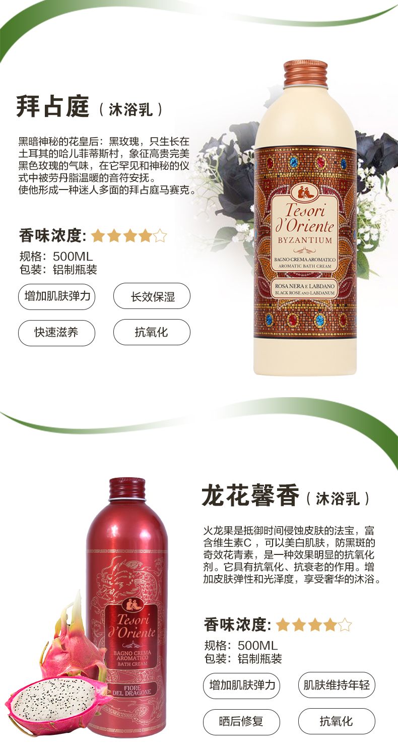 东方宝石 沐浴乳系列 500ml详情图3