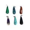 DIY cross-border natural stone three-dimensional water drop pendants, semi-finished necklaces, pendants, earrings, pendants and other accessories are available upon order Item Picture
