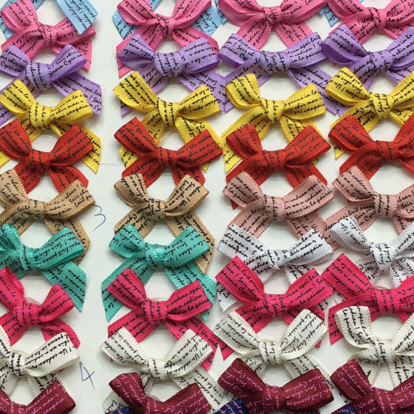 【 Cute 】 Bow children little girl headdress baby lovely princess girls dress hair accessories English hand dozen section 1000 each pack thumbnail