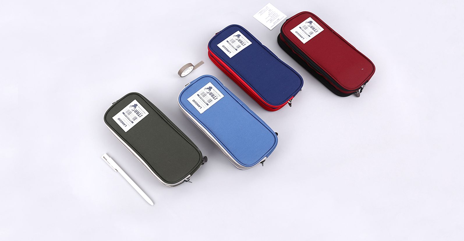 Yiwu Selection retro minor multi-function pen bag /28708