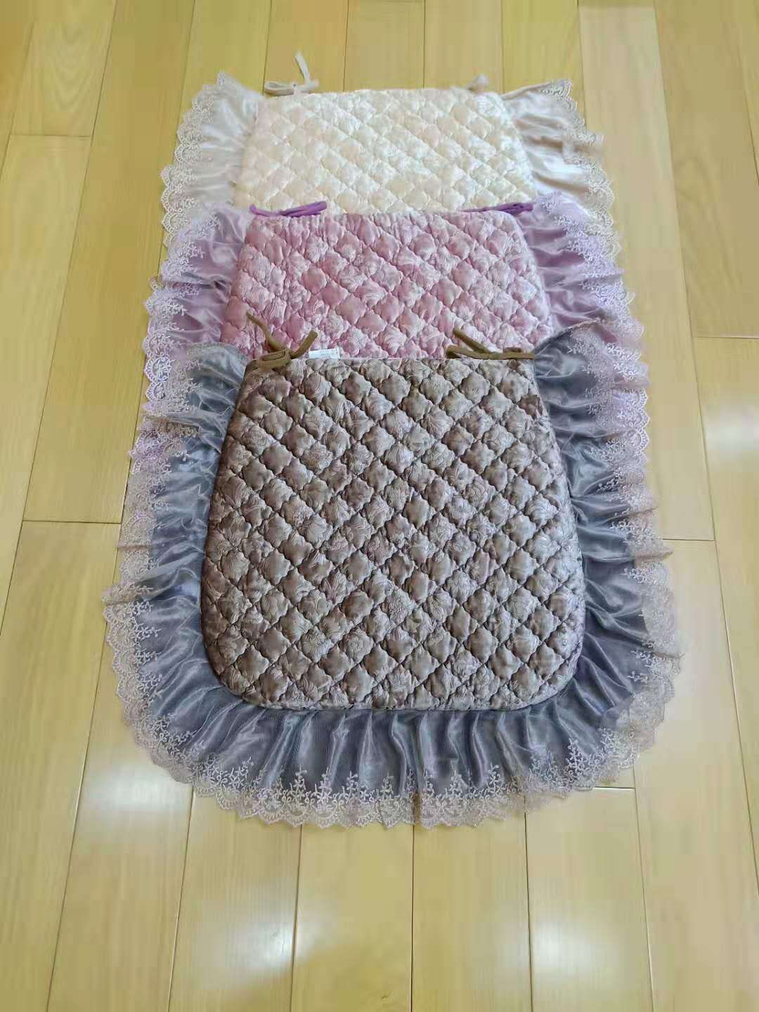 蕾丝边椅子垫厂家直销垫子椅子垫批发2024