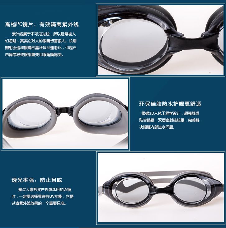 飞朵泳镜爆款防水泳镜厂家供应成人泳镜防水防雾眼镜护目镜详情图18
