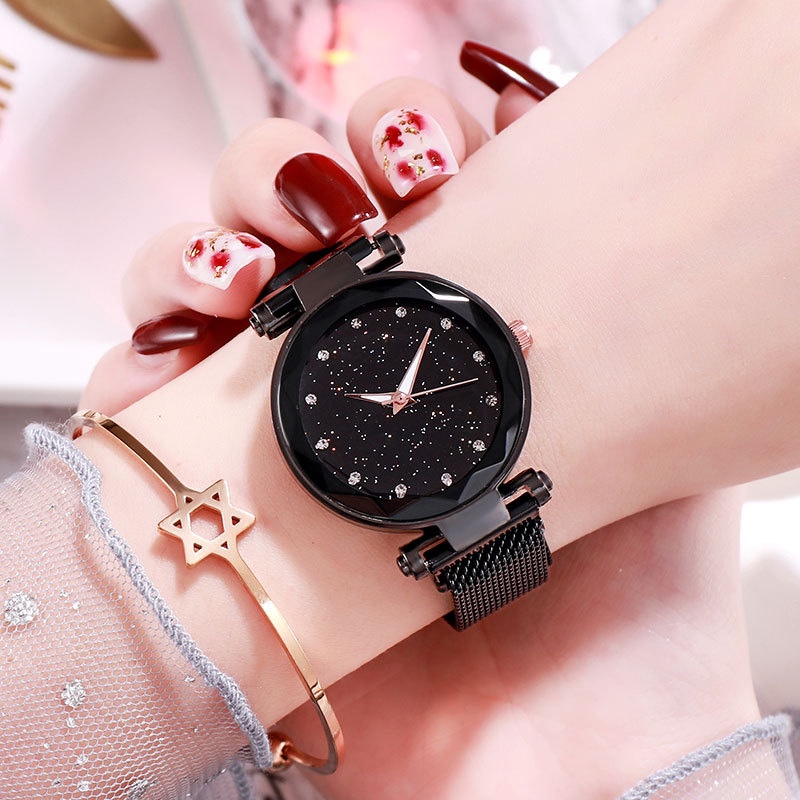 Starry sky brick dial trendy watch Application Scenario