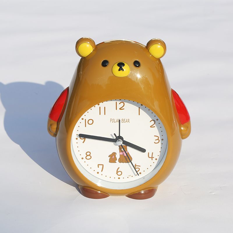 学生可爱扫秒闹钟静音卡通学生用卧室细节图