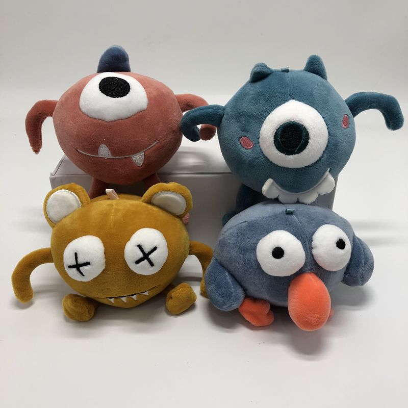 New ugly cute evil fun little monster plush toys key chain pendant accessories bags toy boutique goods