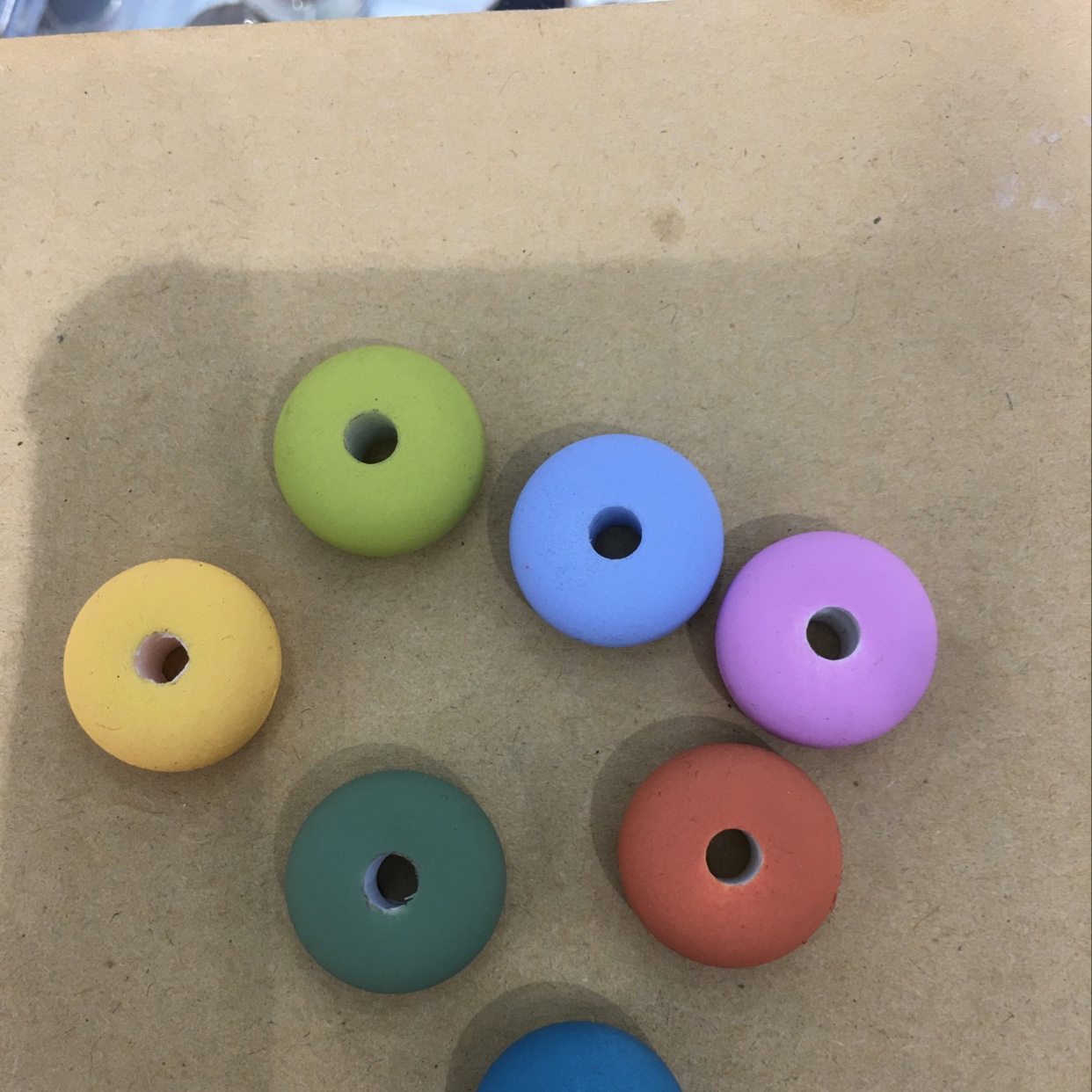Rubber Wheel Bead 16X7mm