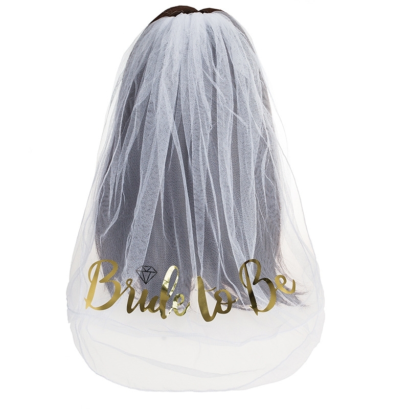 生日派对 节日派对 新娘聚会肩带礼仪带头纱拖鞋饰品睡衣Bride to be专业LOGO制作详情图10