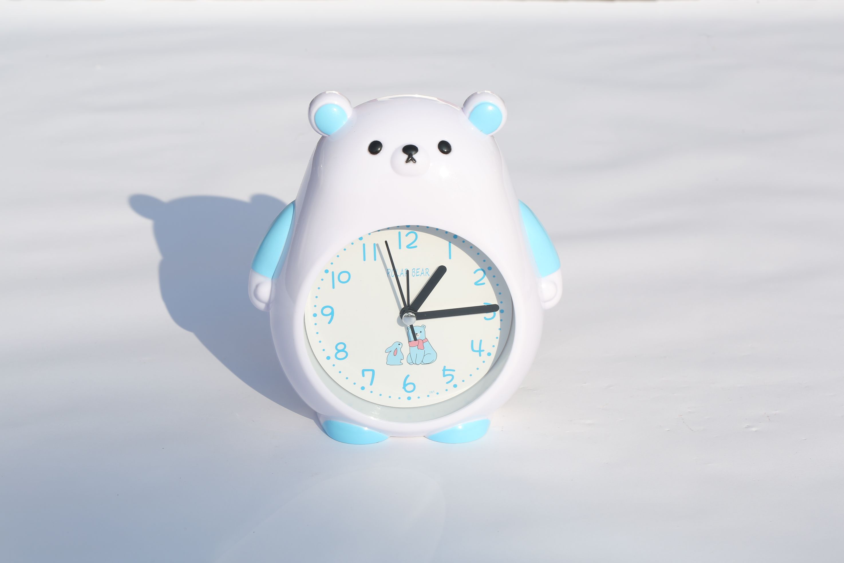 学生可爱扫秒闹钟静音卡通学生用卧室详情图2