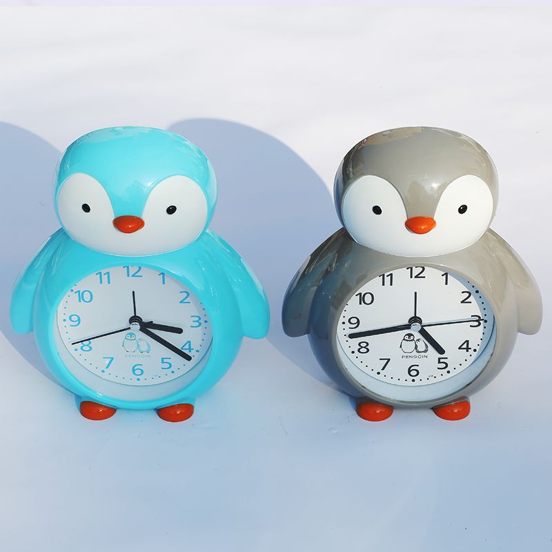 学生可爱扫秒闹钟静音卡通学生用卧室图