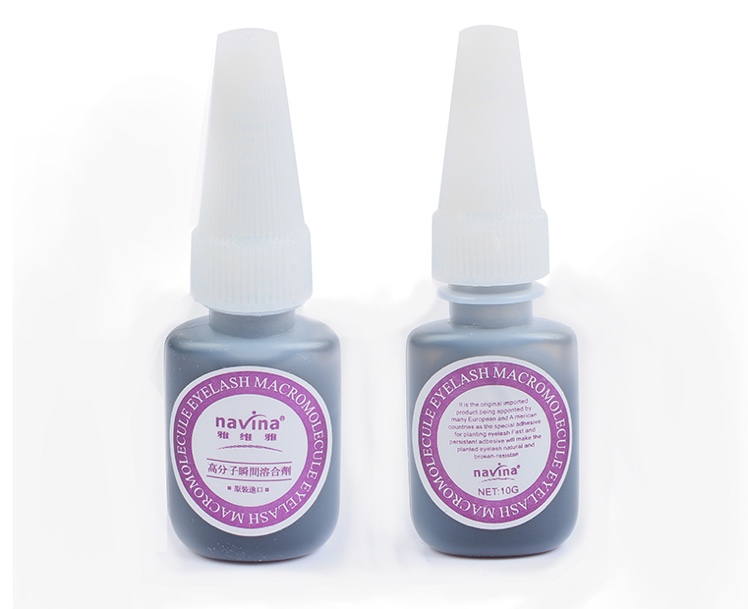navina Yavea Special quick-drying glue for false eyelash grafting, a special glue for beauty salons, a soft adhesive, seamless grafting, long-lasting and firm, exclusively for export Application Scenario