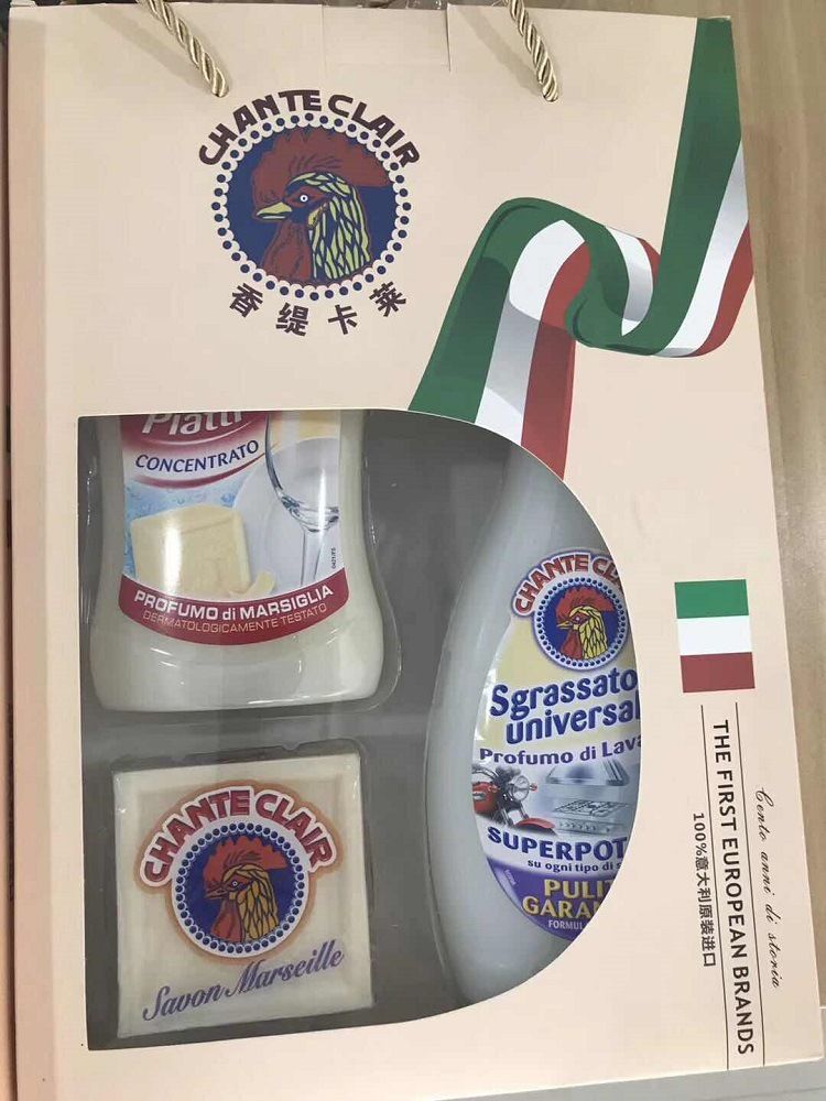 意大利进口 去污喷雾 洗洁精 肥皂 3件套礼盒（颜色气味随机包装）详情1