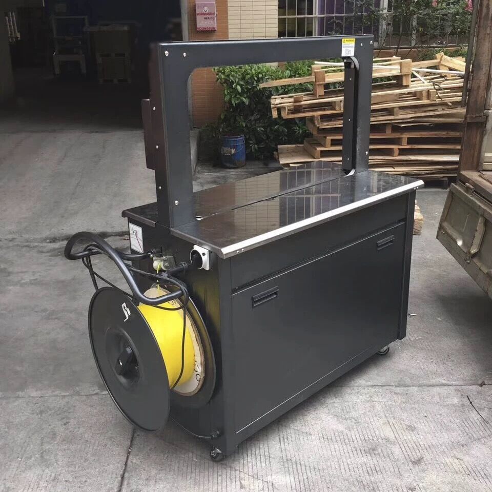 Fully automatic high-speed strapping machine, 5mm wide PP strapping band dedicated hot melt strapping machine, carton strapping machine detail image 1