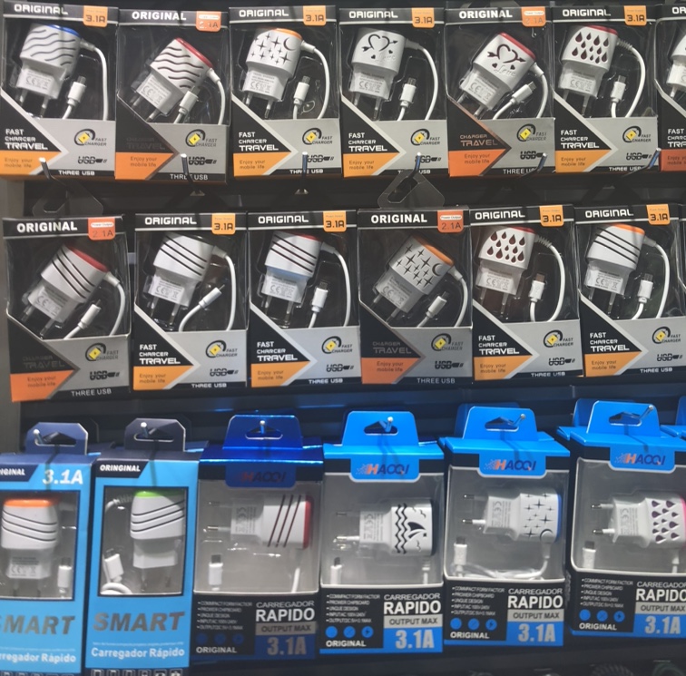 Manufacturers direct 5V1A double USB cable charger USB adapter with cable charging 5V1A fast charging cable thumbnail
