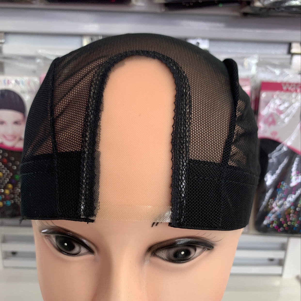 出口欧美美容美发假发帽002#