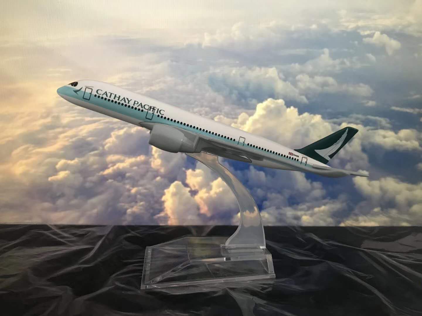 飞机模型（香港国泰航空A350）合金飞机模型 仿真 金属飞机模型