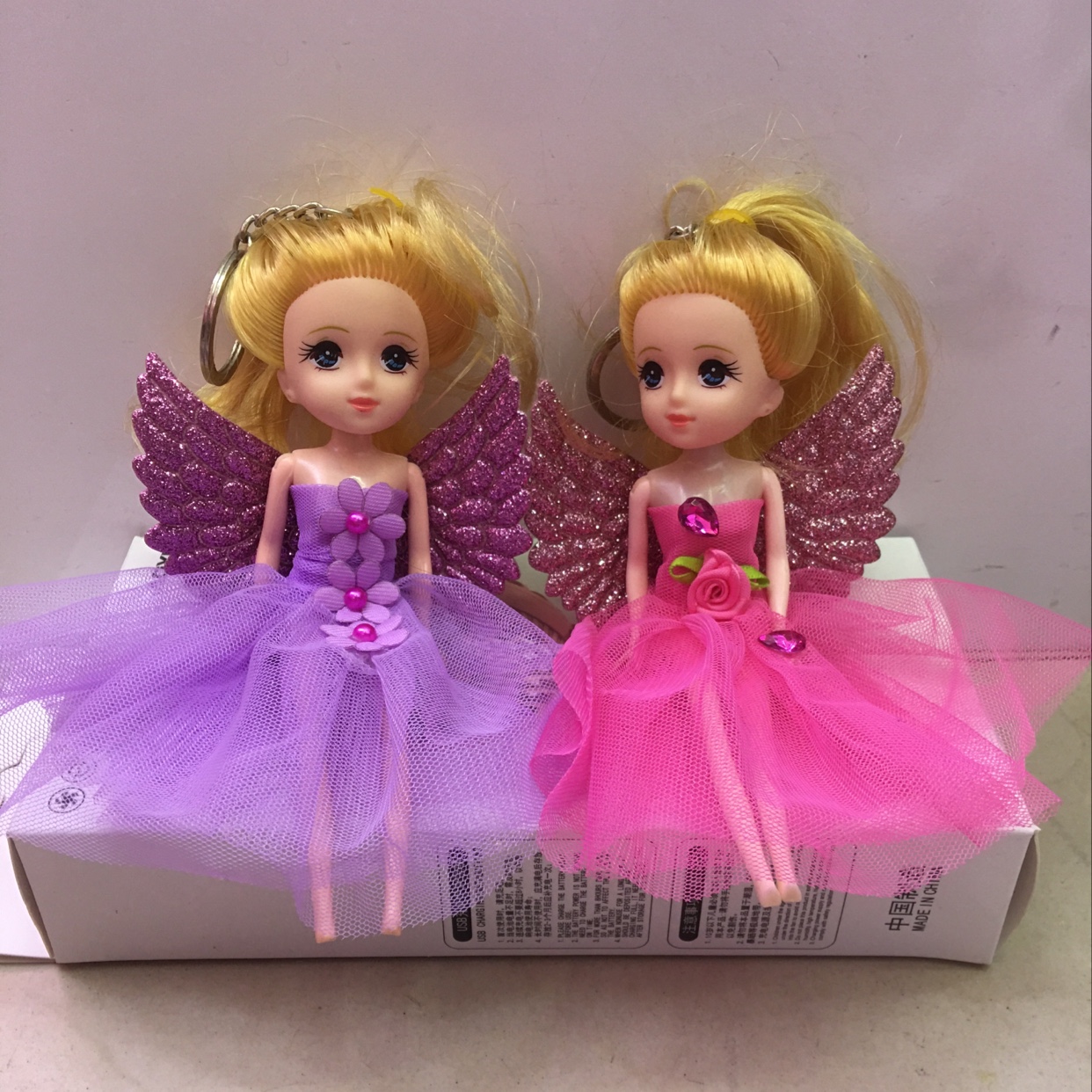 17cm芭比洋娃娃珍妮公主天使钥匙扣图