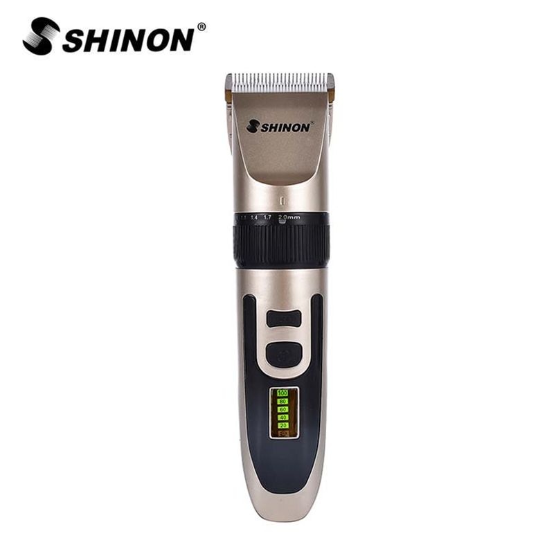 高档 LCD液晶显示锂电池 专业发廊电动理发器 电推剪理发剪 1967详情1