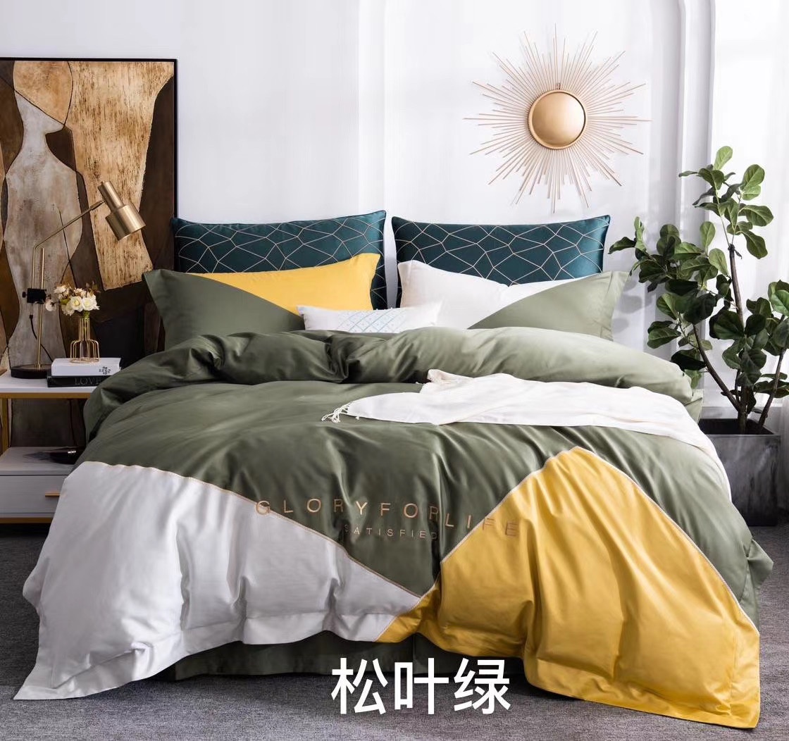 60-count long-staple cotton patchwork 4-piece set! The latest bestseller of 2020! The top choice for street vending! The best cost performance!