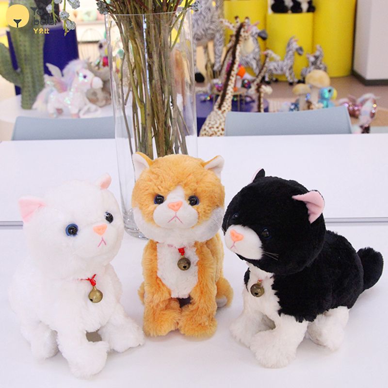 Wholesale of electric plush toys, action cat plush toys details Picture