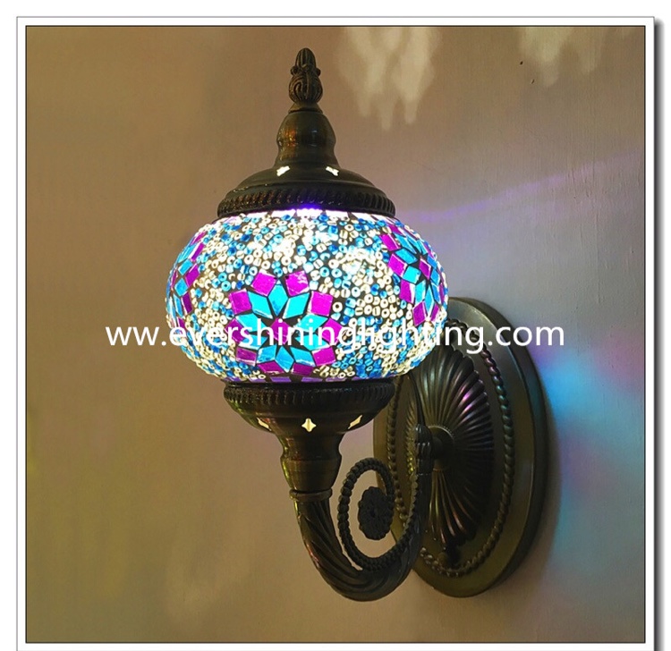 Turkish Mosaic wall lamp decorative lamp single-head wall lamp
