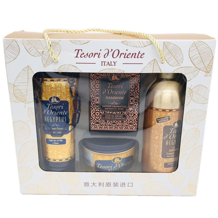 意大利进口 东方宝石 埃及艳后/水莲花/白麝香 洗护4件套装四件套详情10