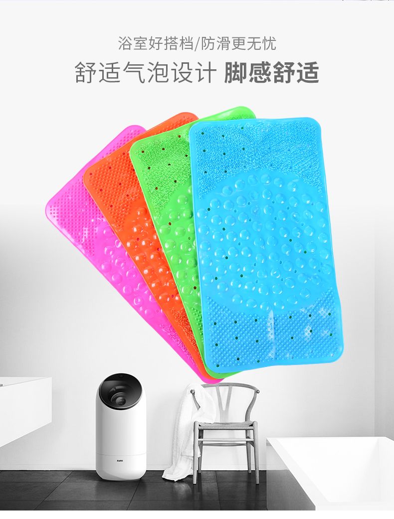 热卖卫生间淋浴室厨房门口防滑脚垫坚固耐用极速排水地垫厂家批发详情图2