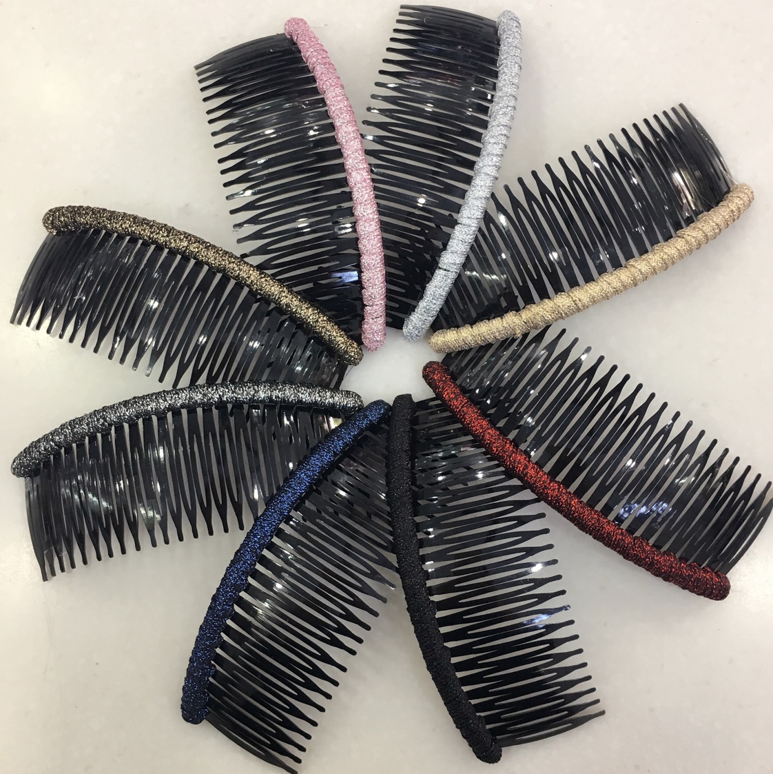 Korean Version Of The Fashion Trend Gold Wire Edge Comb, Fringe Comb, Hair Comb, Insert Comb Wholesale 30 Batches details Picture