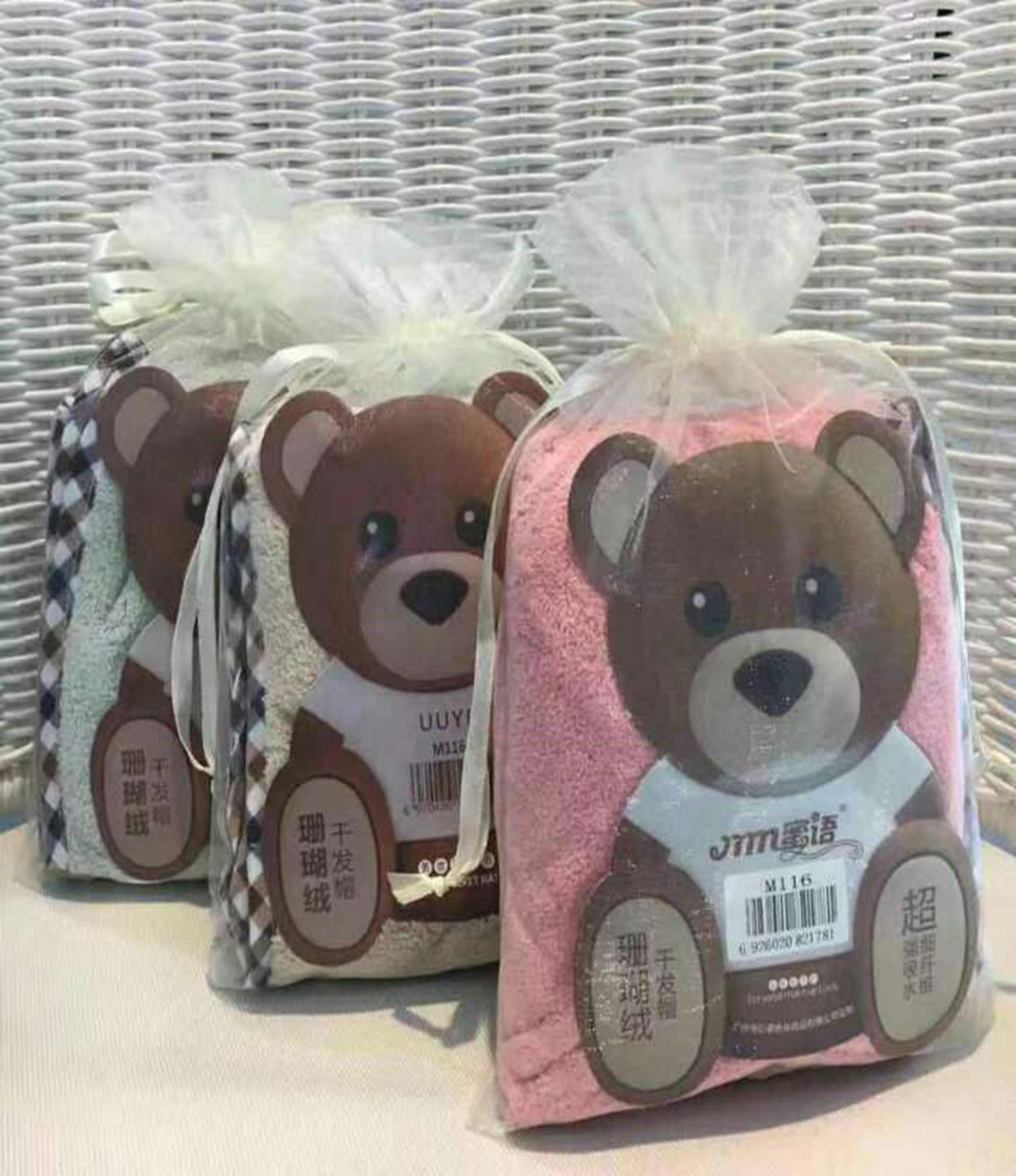 Yiwu Good M116 Bear Dry hair cap /26400 full figure