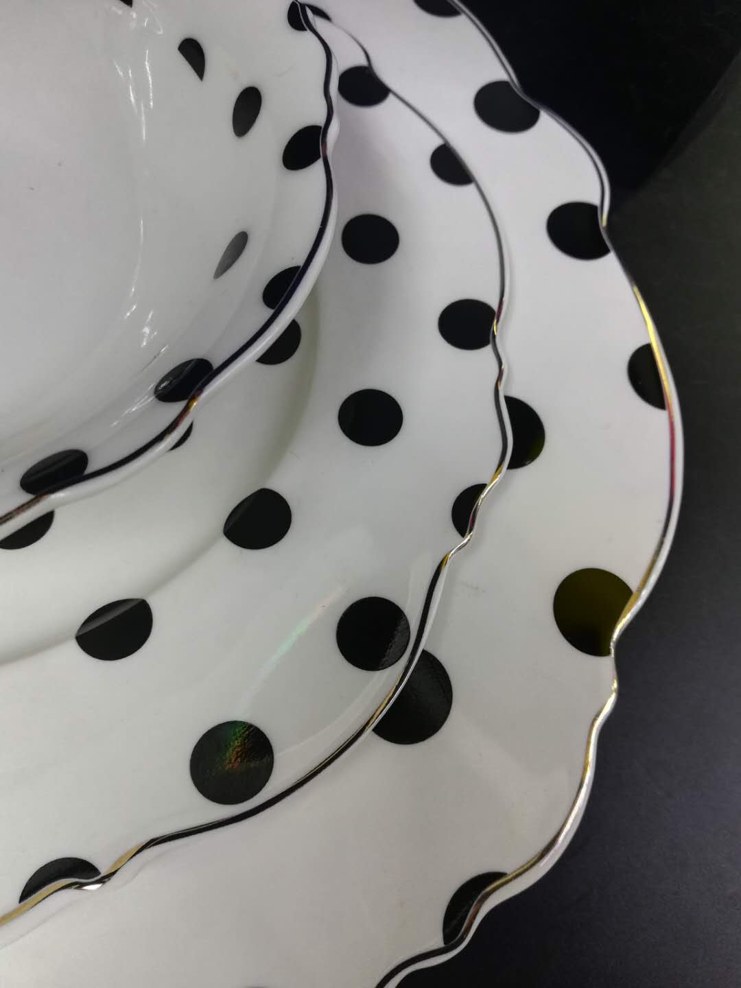 18Pcs Bone China Ceramic Tableware Type B details Picture