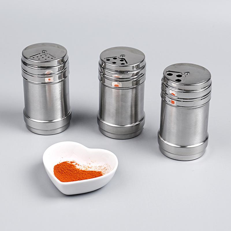 烧烤调料罐不锈钢调料瓶厨房用品胡椒孜然佐料撒料撒粉瓶多用罐子