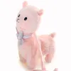 Wholesale of electric plush toy lanyard walking alpacas details Picture