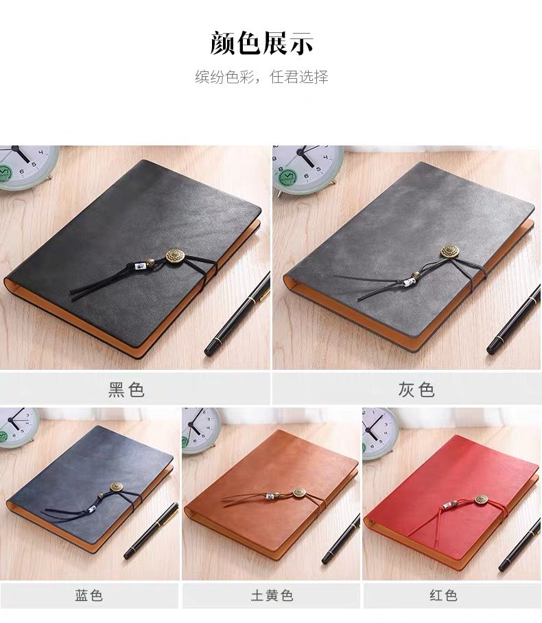 创意复古笔记本个性大学生活页记事本定制可印logo中国风文具礼品详情图6