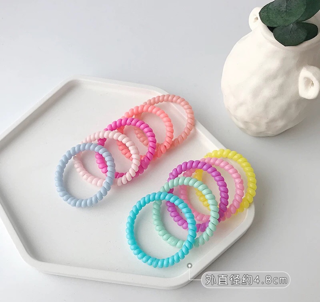 彩色糖果色细手环