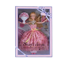 梦幻衣橱芭比公主换装礼盒套装女孩DIY过家家洋娃娃玩具厂家直销