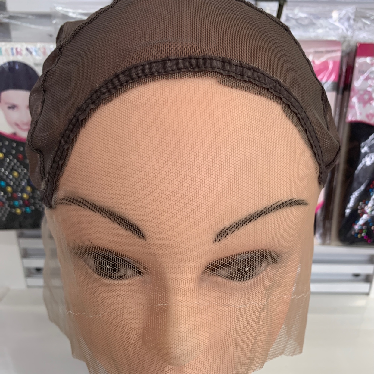 出口欧美美容美发假发帽007#