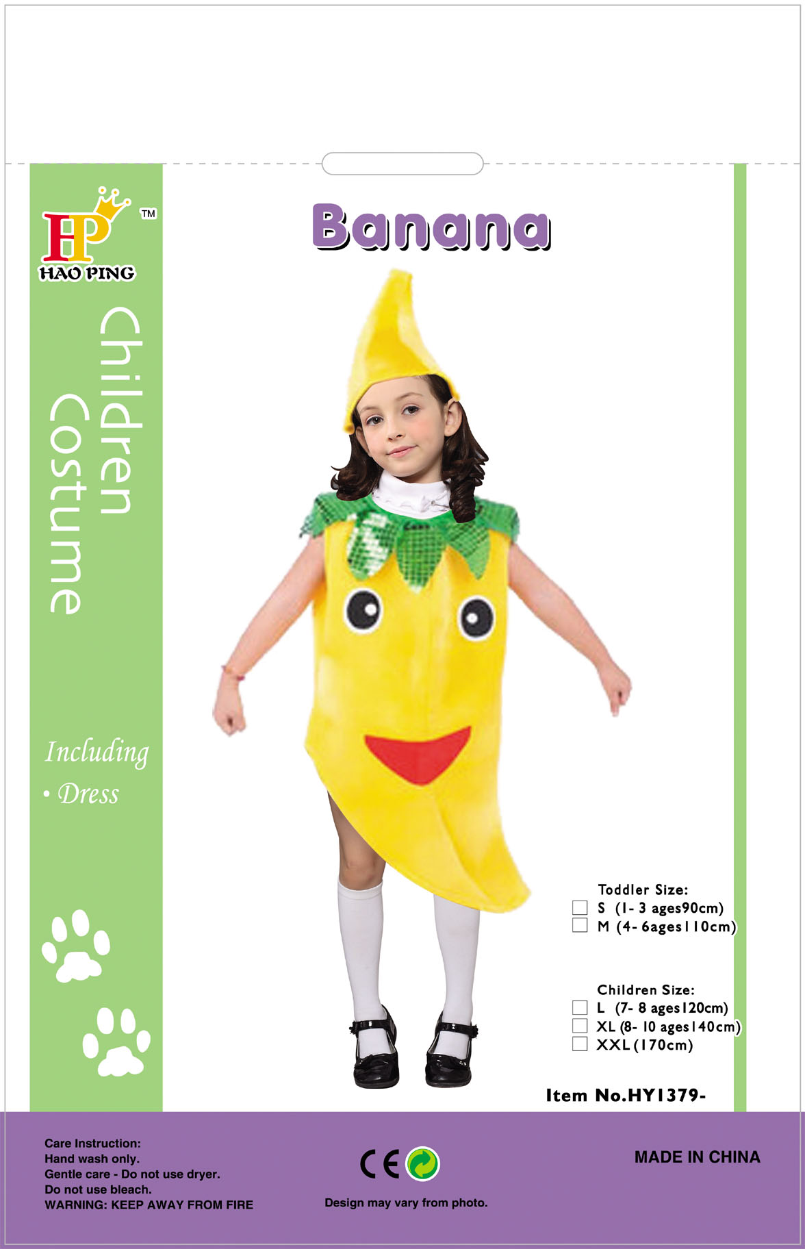 Children's performance costumes, fruit costumes, stage performance costumes, Halloween costumes