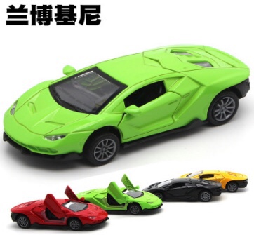 F1112-4M alloy car model sound and light rebound door opening