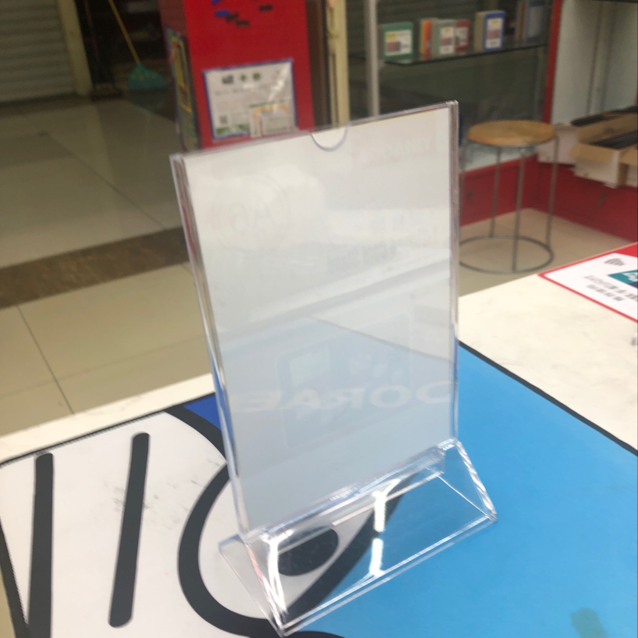 办公台签桌牌酒水牌标价牌定制台卡Y型台牌 A6 105x148细节图