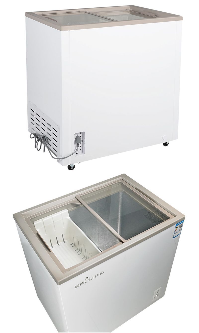 穗凌WD4-165K\卧式展示柜平移玻璃门单温冷冻冷藏可转换冰箱详情图6