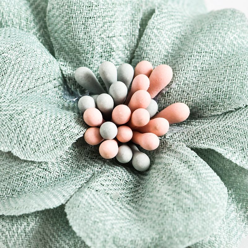 韩国布料diy手工发饰头饰品配件烫花珍珠包蕊花朵辅料胸针花朵厂详情图13