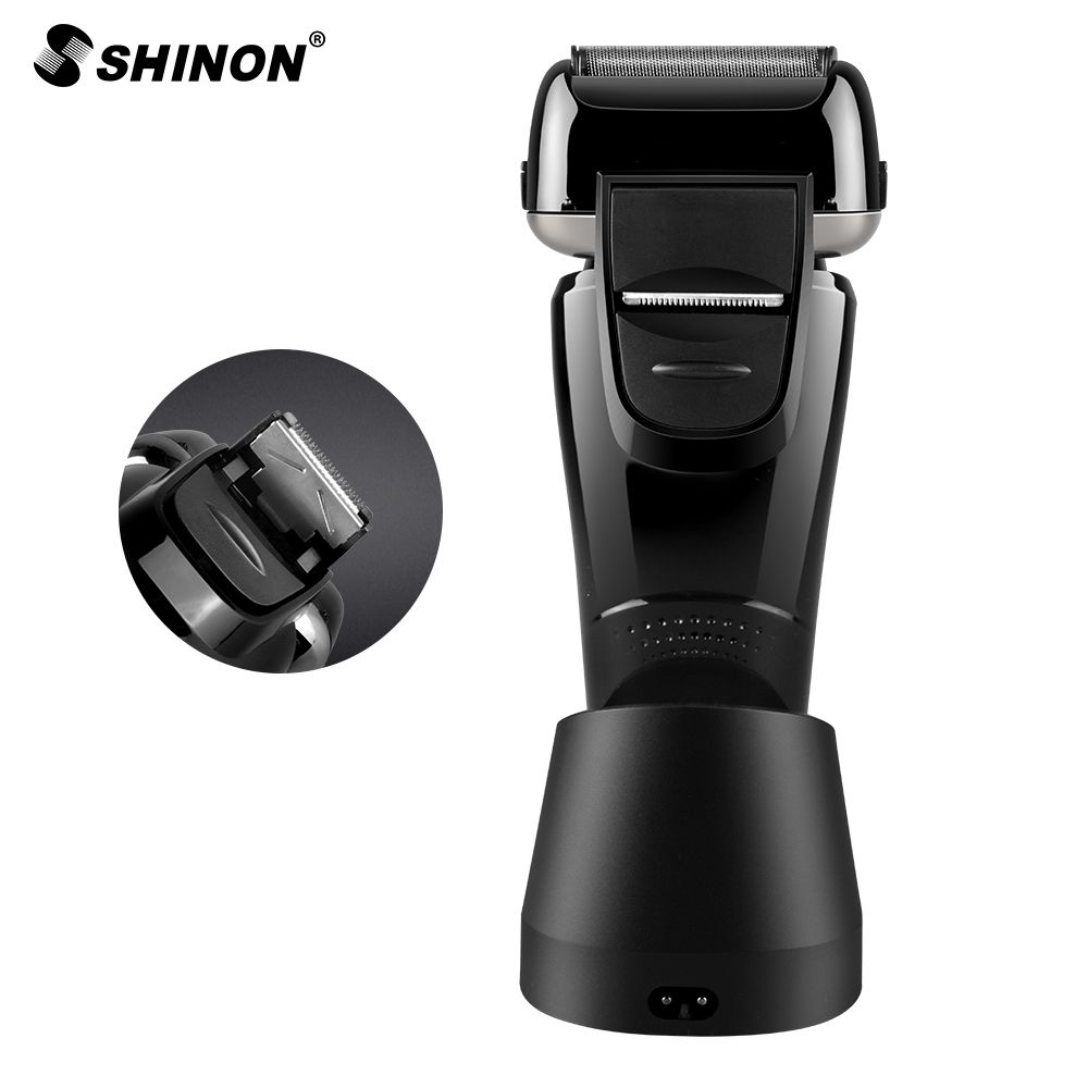 German-designed electric shaver for men, a full-body washable reciprocating three-blade razor Application Scenario