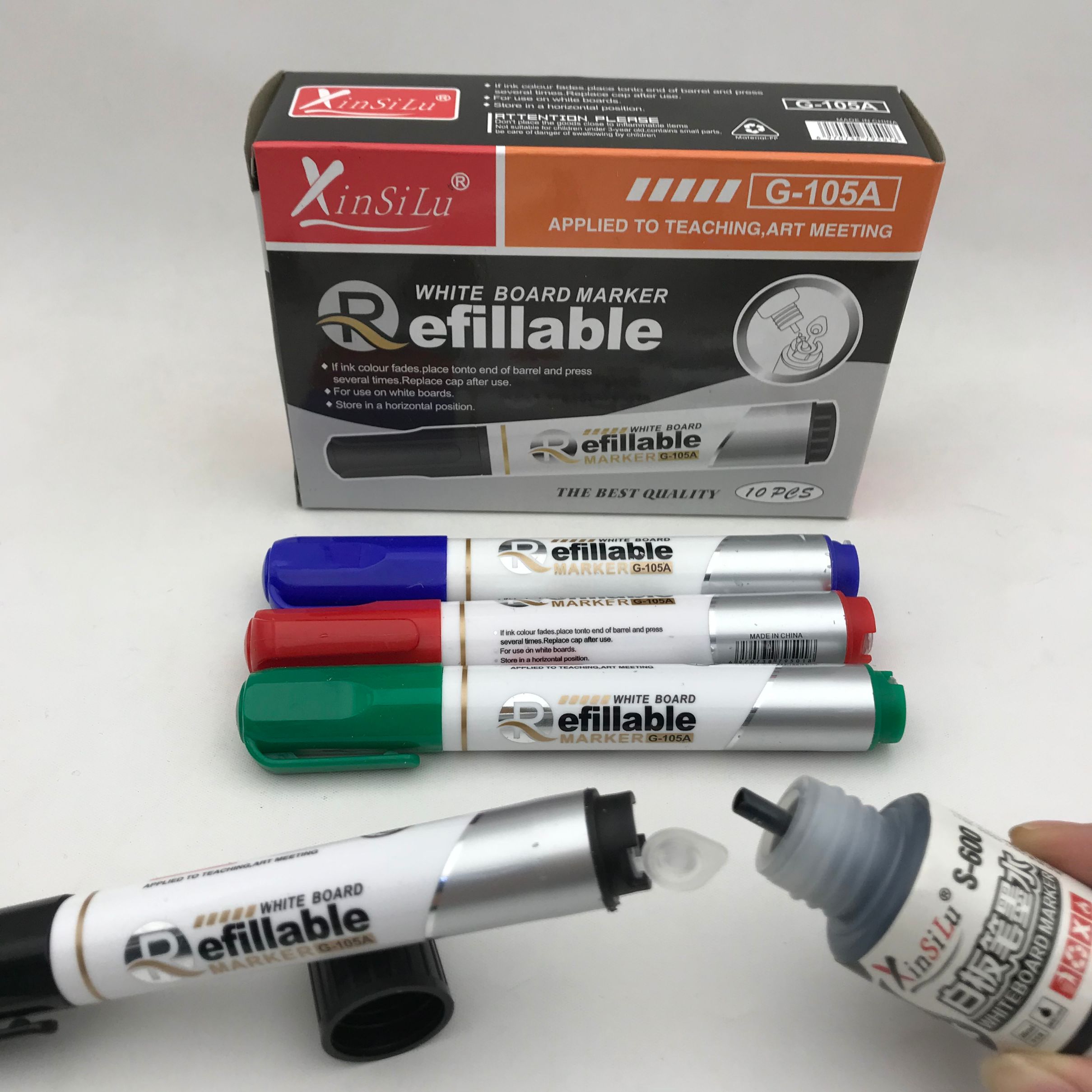 Can add ink white plate pen 105 whiteboard pen ink