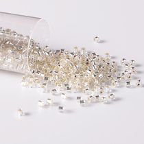 Japan imported glass rice beads TOHO rice beads DNA1.9MM irrigated silver series loose beads clothing accessories millet beads