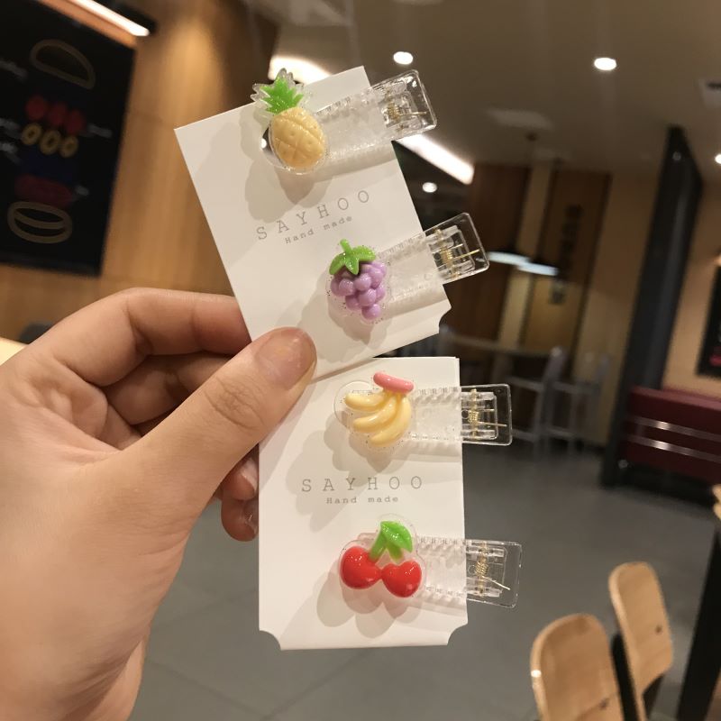 Non-bound Hanfu, versatile Chinese-style accessories, fruit transparent press clip Specification image